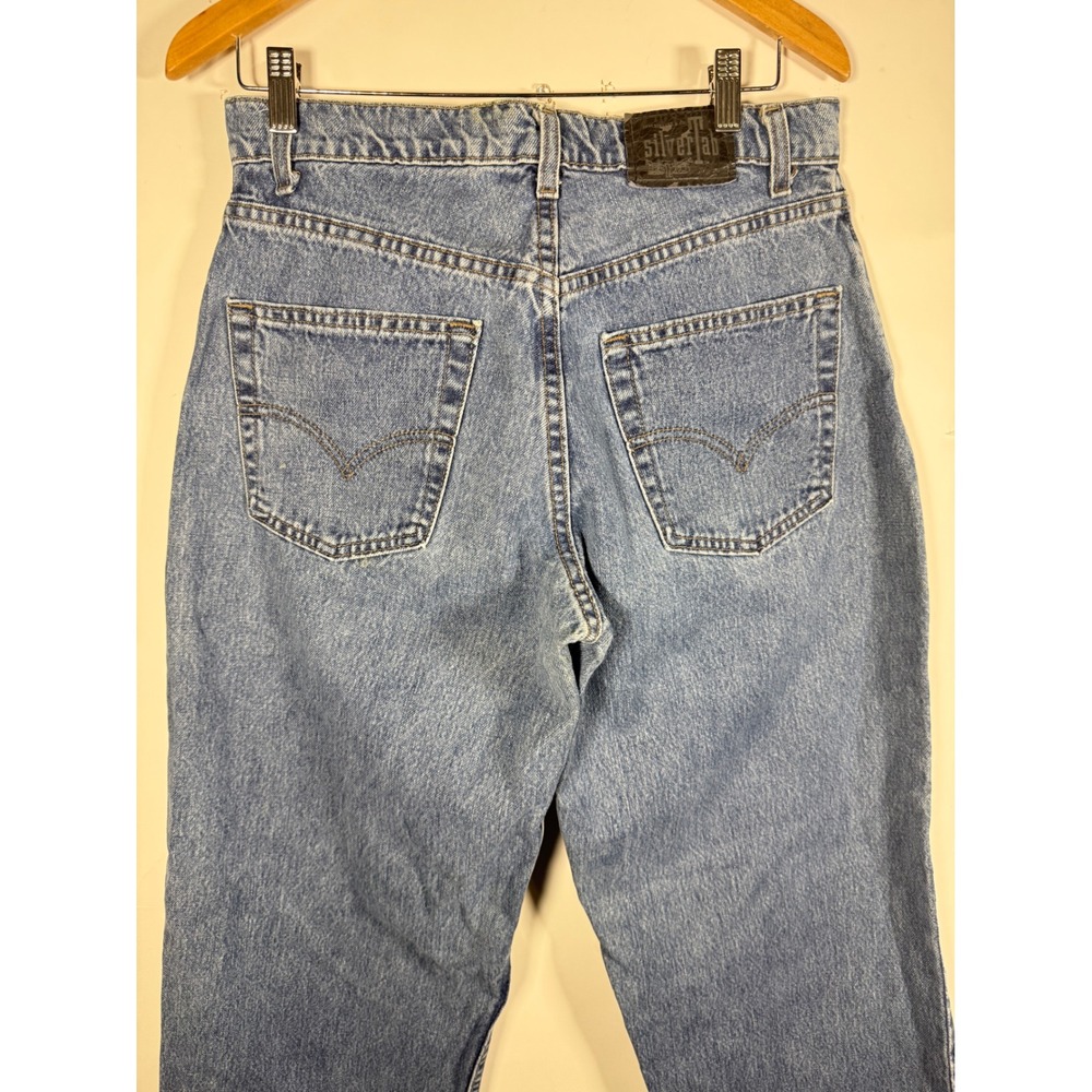 Vintage Levis SilverTab Baggy Fit Jeans Mens 31x32 90s Denim Tapered Leg